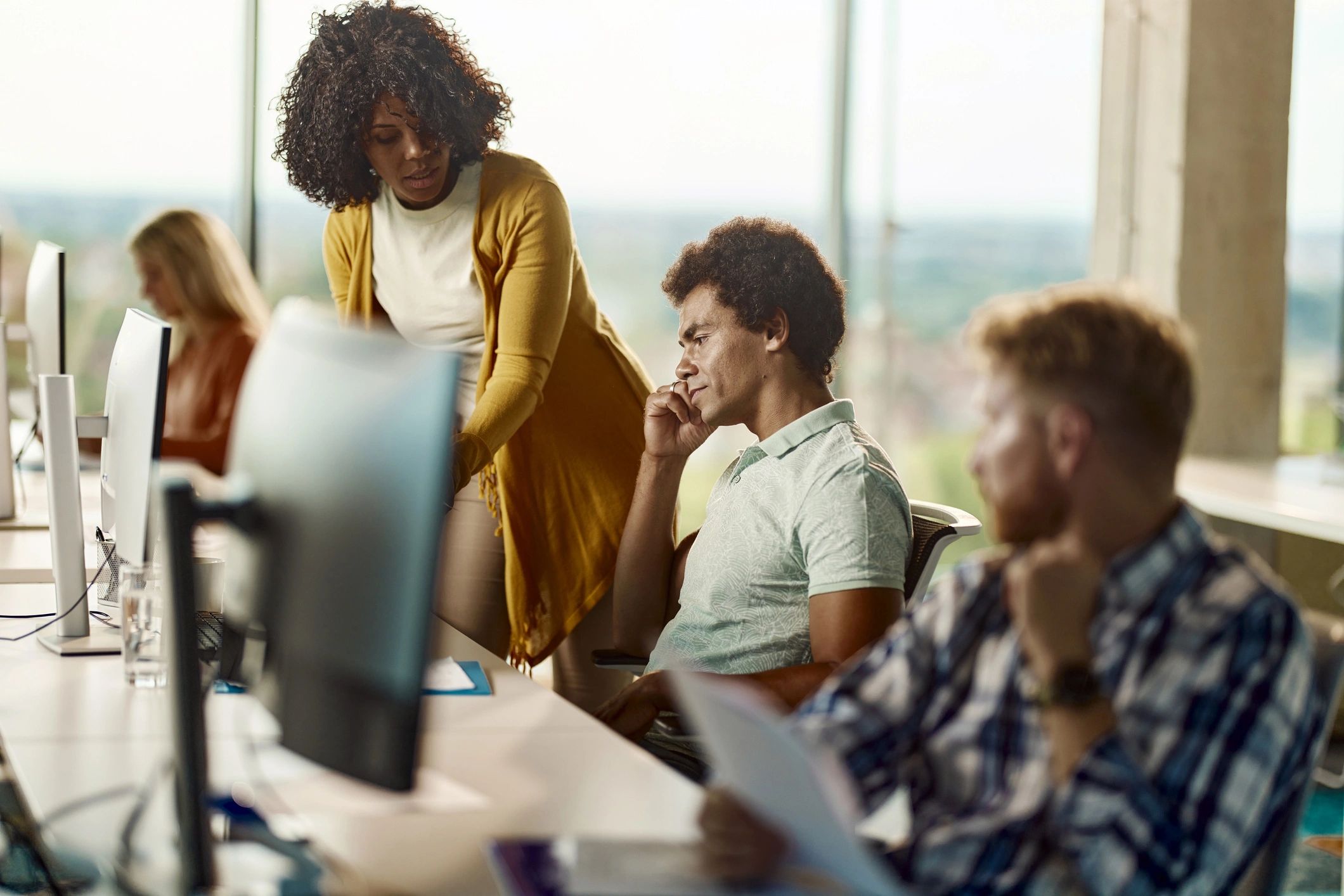 AI and automation professional at work